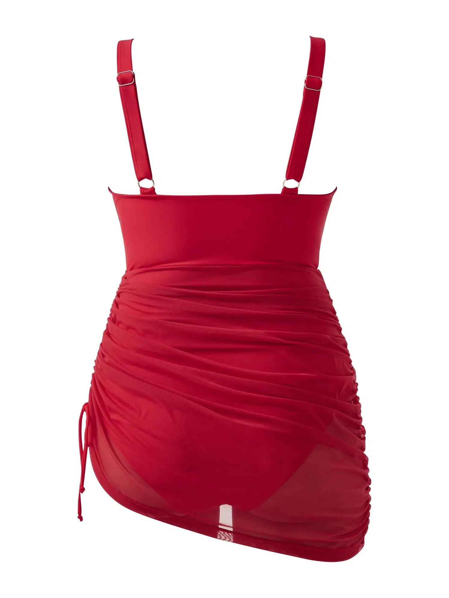 Mesh Dress Bathing Suit-Swimwear-SUUKSESS-SUUKSESS
