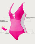 Crisscross Back & Front Bathing Suit-Swimwear-SUUKSESS-SUUKSESS