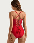 Crisscross Back & Front Bathing Suit-Swimwear-SUUKSESS-SUUKSESS