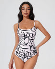 Crisscross Backless Bathing Suit