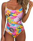 Crisscross Backless Bathing Suit