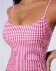 Crisscross Backless Bathing Suit