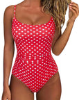 Crisscross Backless Bathing Suit
