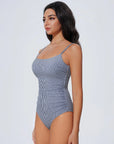 Crisscross Backless Bathing Suit