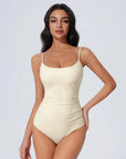 Crisscross Backless Bathing Suit