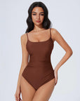 Crisscross Backless Bathing Suit