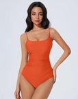 Crisscross Backless Bathing Suit