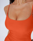 Crisscross Backless Bathing Suit