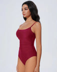 Crisscross Backless Bathing Suit