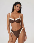 Color Block Underwire 2 Piece Swimsuit-SUUKSESS-SUUKSESS