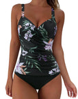 Sexy Twist Push Up Tankini Swimsuit
