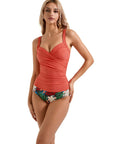 Sexy Twist Push Up Tankini Swimsuit-SUUKSESS-SUUKSESS