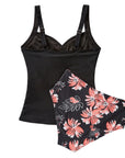 Sexy Twist Push Up Tankini Swimsuit