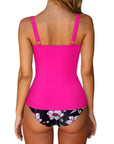 Sexy Twist Push Up Tankini Swimsuit