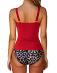 Sexy Twist Push Up Tankini Swimsuit