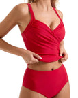 Sexy Twist Push Up Tankini Swimsuit-SUUKSESS-SUUKSESS