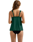 SUUKSESS Women Ruffle High Waisted Tankini Swimsuit Tummy Control Bathing Suit-SUUKSESS-SUUKSESS