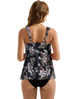 SUUKSESS Women Ruffle High Waisted Tankini Swimsuit Tummy Control Bathing Suit-SUUKSESS-SUUKSESS