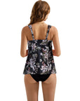 SUUKSESS Women Ruffle High Waisted Tankini Swimsuit Tummy Control Bathing Suit-SUUKSESS-SUUKSESS
