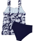 SUUKSESS Women Ruffle High Waisted Tankini Swimsuit Tummy Control Bathing Suit-SUUKSESS-SUUKSESS