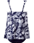 SUUKSESS Women Ruffle High Waisted Tankini Swimsuit Tummy Control Bathing Suit-SUUKSESS-SUUKSESS
