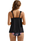 SUUKSESS Women Ruffle High Waisted Tankini Swimsuit Tummy Control Bathing Suit-SUUKSESS-SUUKSESS