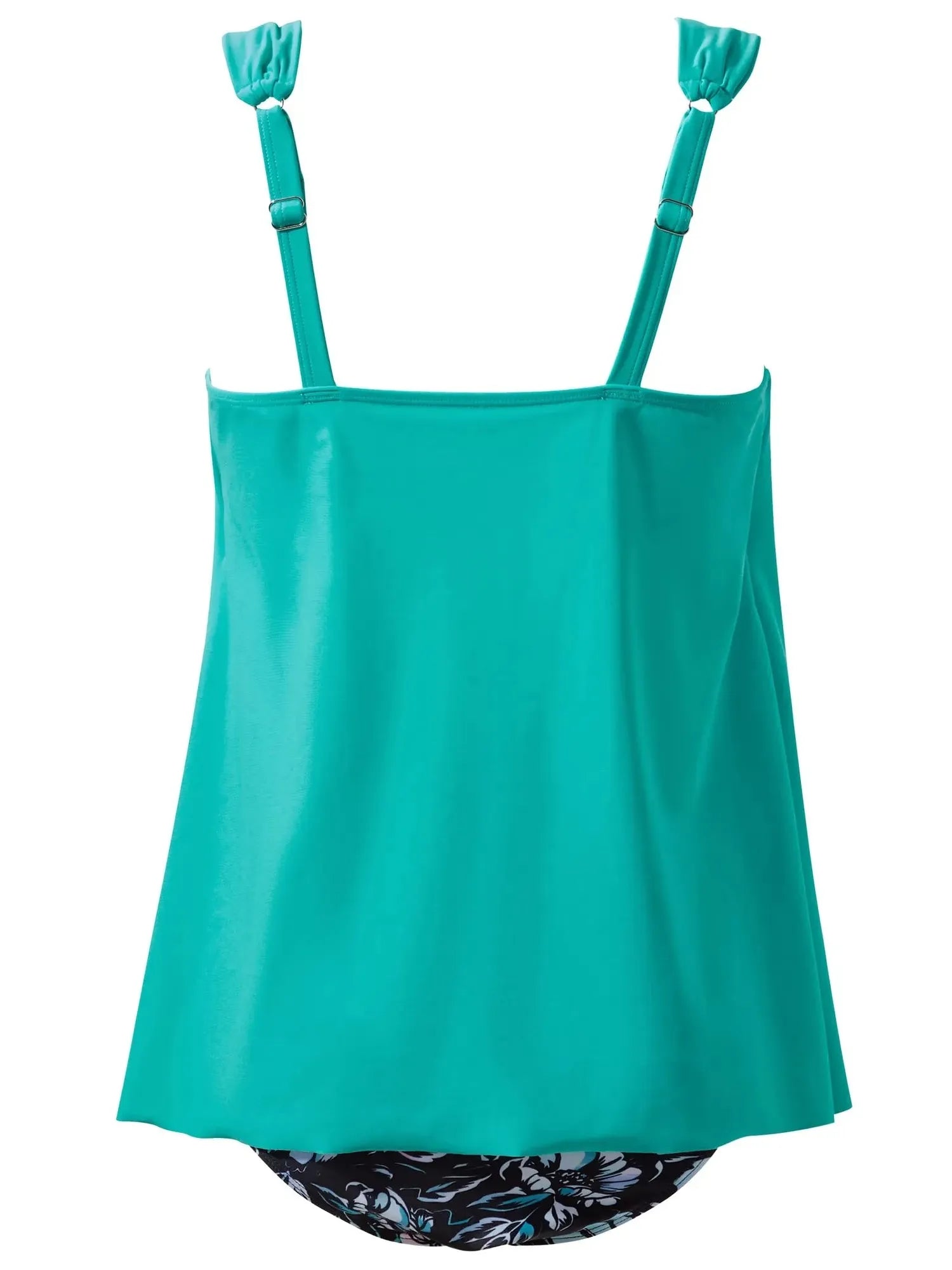 SUUKSESS Women Ruffle High Waisted Tankini Swimsuit Tummy Control Bathing Suit-SUUKSESS-SUUKSESS