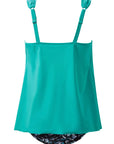 SUUKSESS Women Ruffle High Waisted Tankini Swimsuit Tummy Control Bathing Suit-SUUKSESS-SUUKSESS