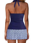 SUUKSESS Women Tummy Control Tankini Swimsuit Sexy Halter Bathing Suit 2 Piece-SUUKSESS-SUUKSESS