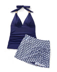 SUUKSESS Women Tummy Control Tankini Swimsuit Sexy Halter Bathing Suit 2 Piece-SUUKSESS-SUUKSESS
