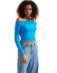 Buttery Soft Off Shoulder Shirt - Long Sleeve