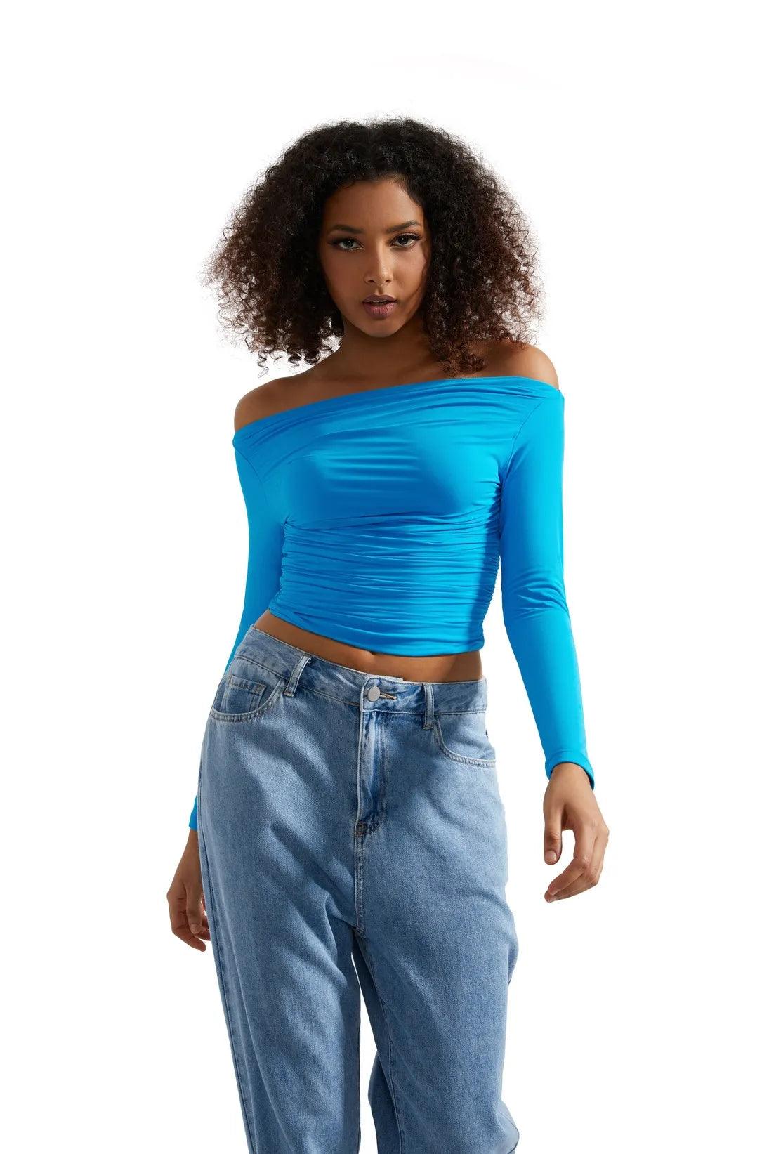 Buttery Soft Off Shoulder Shirt - Long Sleeve