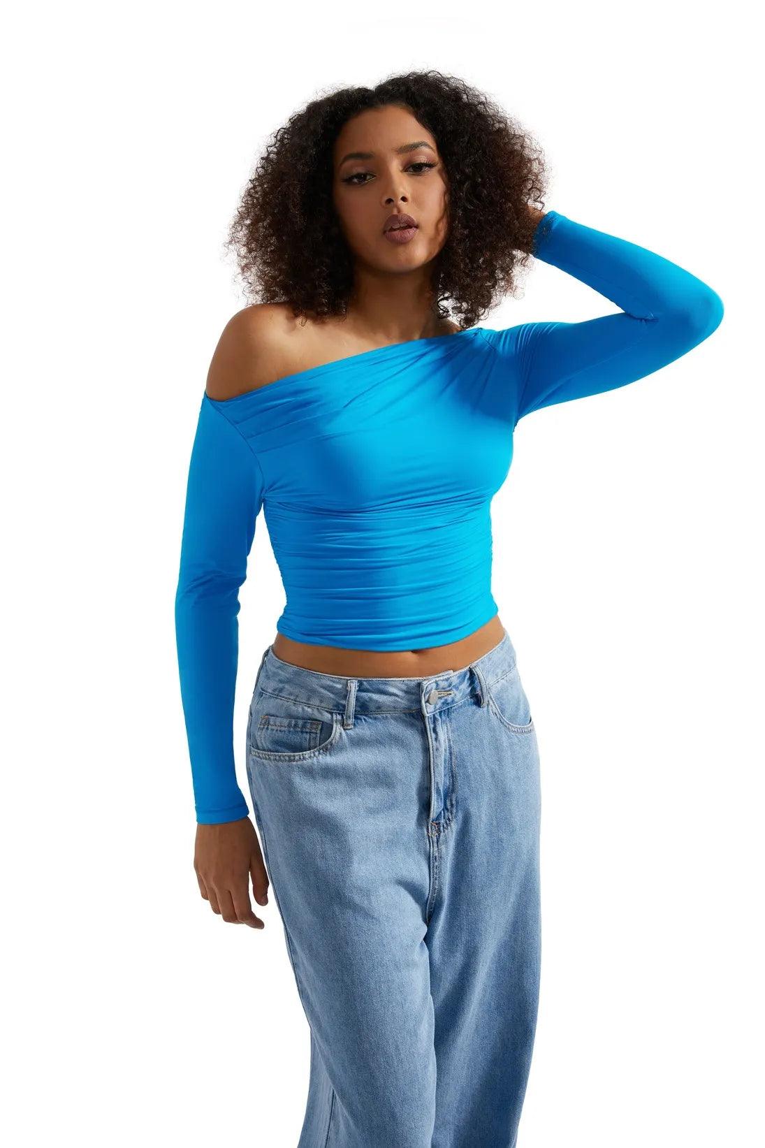 Buttery Soft Off Shoulder Shirt - Long Sleeve