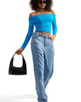 Buttery Soft Off Shoulder Shirt - Long Sleeve