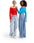 Buttery Soft Off Shoulder Shirt - Long Sleeve