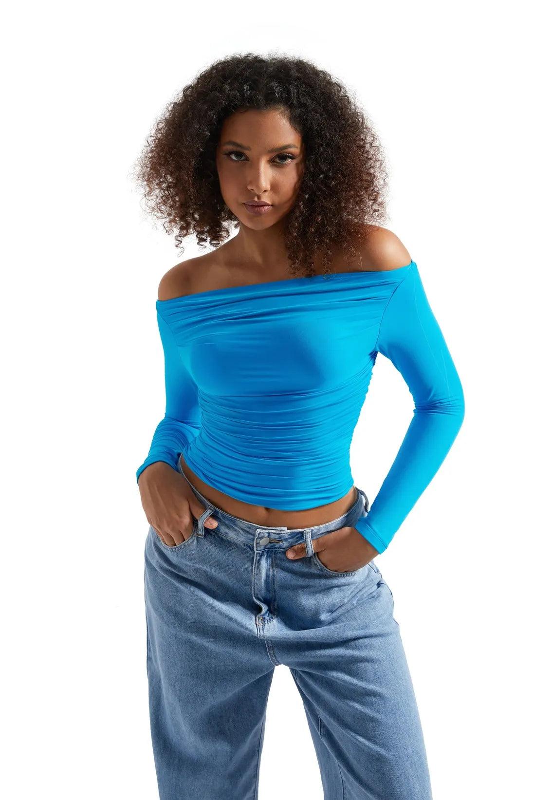Buttery Soft Off Shoulder Shirt - Long Sleeve
