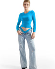 Buttery Soft Crew Neck Shirt - Long Sleeve-Clothing-SUUKSESS-SUUKSESS