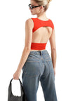 Buttery Soft Open Back Shirt-Clothing-SUUKSESS-SUUKSESS