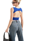 Buttery Soft Open Back Shirt-Clothing-SUUKSESS-SUUKSESS