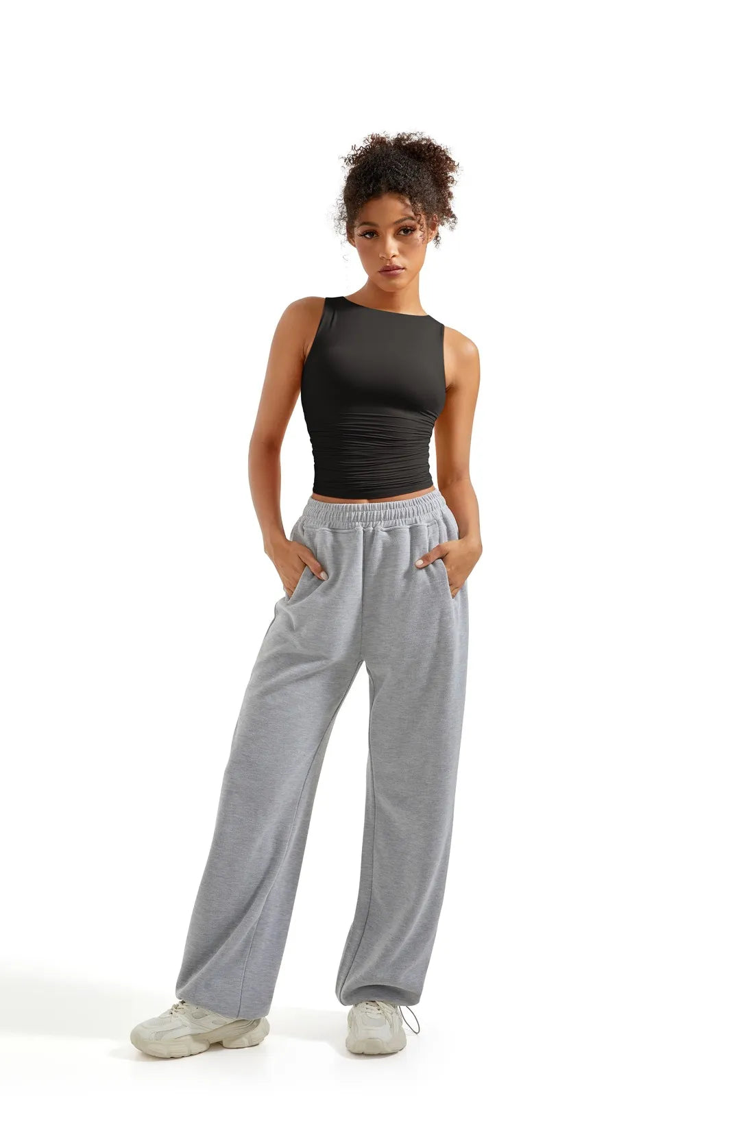 Buttery Soft Side Ruched Tank Top