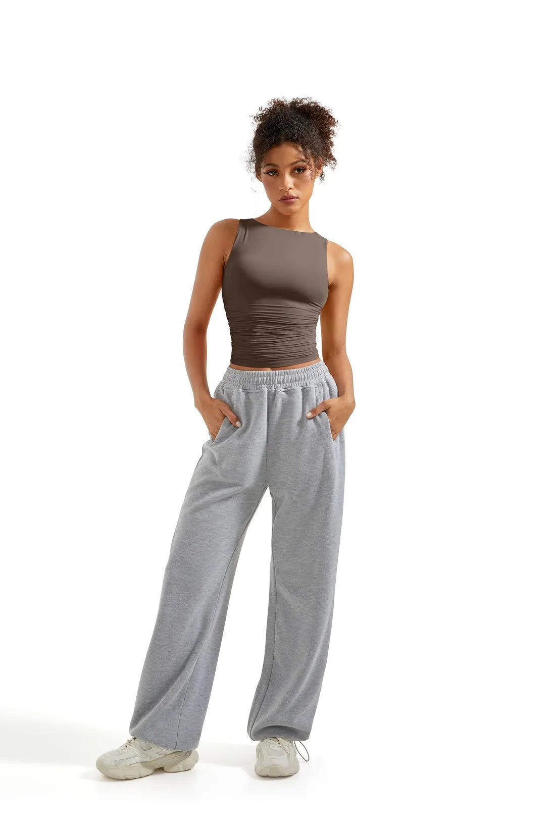 Buttery Soft Side Ruched Tank Top