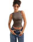 Buttery Soft Side Ruched Tank Top