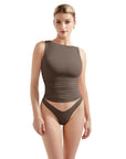 Buttery Soft Side Ruched Tank Top