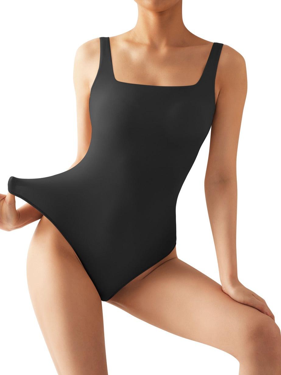Buttery Soft Square Neck Bodysuit-SUUKSESS