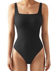 Buttery Soft Square Neck Bodysuit-SUUKSESS