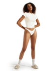 Buttery Soft Crew Neck Shirt - Short Sleeve-Clothing-SUUKSESS-White-XS-SUUKSESS