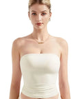 Buttery Soft Tube Tank Top-Clothing-SUUKSESS-White-XXS-SUUKSESS