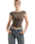 Buttery Soft Backless Shirt-Clothing-SUUKSESS-SUUKSESS