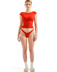 Buttery Soft Backless Shirt-Clothing-SUUKSESS-Red-XS-SUUKSESS