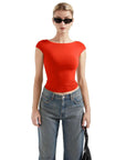 Buttery Soft Backless Shirt-Clothing-SUUKSESS-SUUKSESS